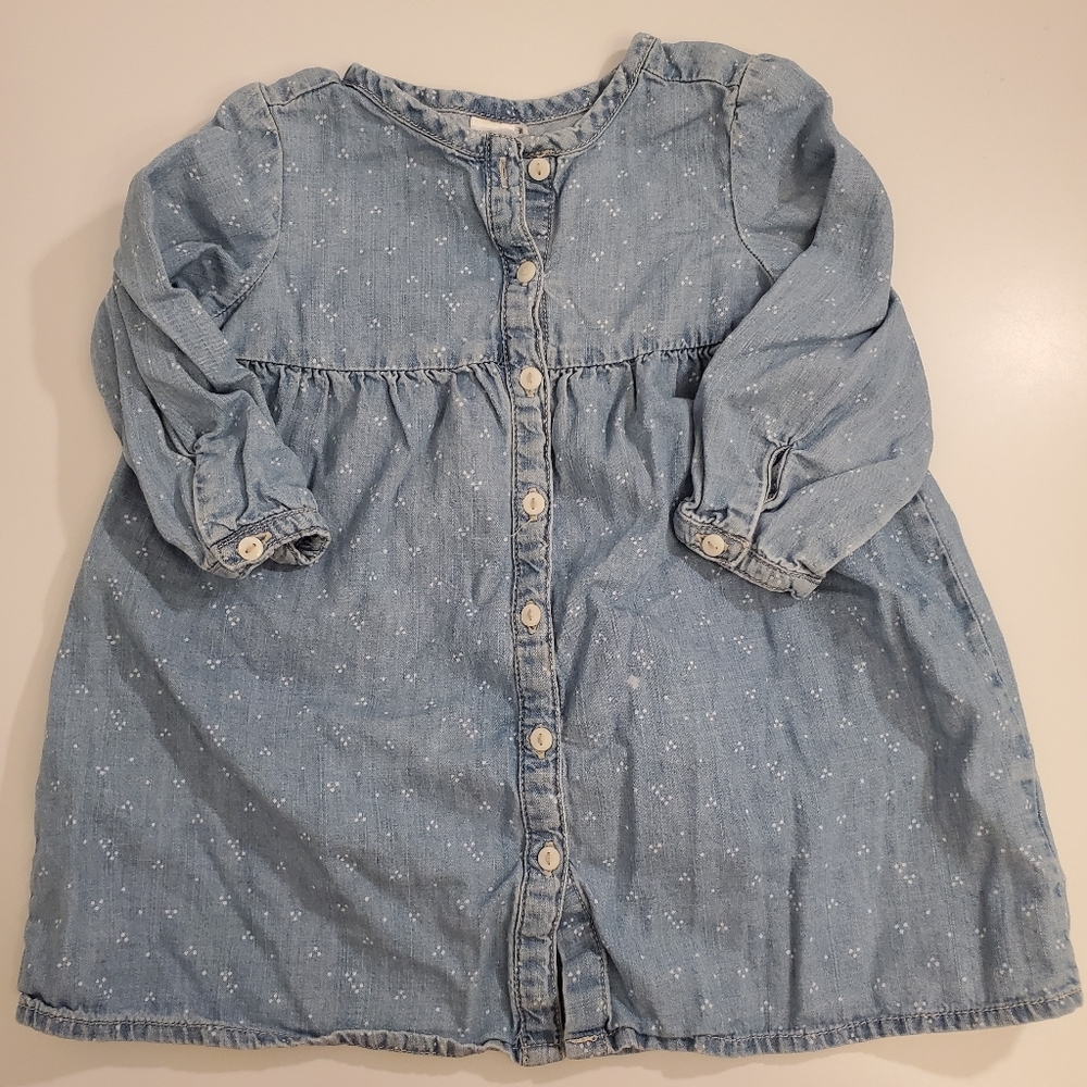 H&M 12-18M Denim Dress